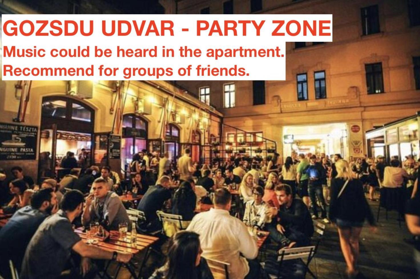 Apartment At Gozsdu Courtyard #Partyzone #Downtown #Freeparking Budapest Exterior foto